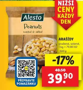 Lidl Arašídy nabídka