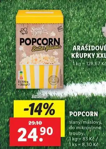 Lidl Popcorn nabídka