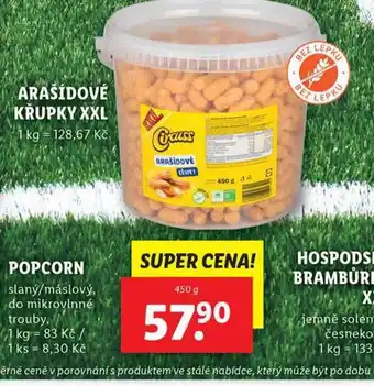 Lidl Arašídové křupky nabídka