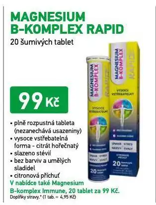 Alphega Lékárna Magnesium b-komplex nabídka