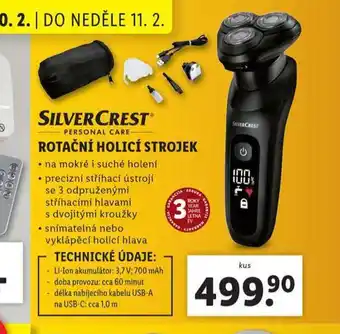 Lidl Rotační holicí strojek nabídka