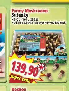 Norma Funny mushrooms sušenky nabídka