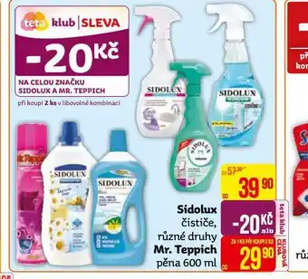 Teta Sidolux čističe nabídka