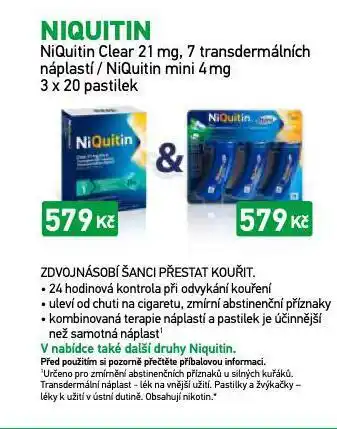 Alphega Lékárna Niquitin nabídka