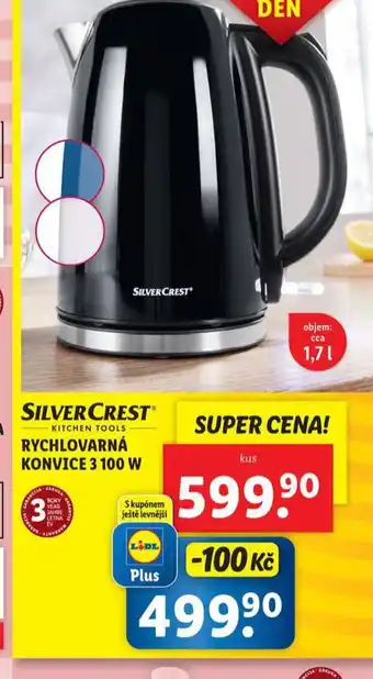 Lidl Rychlovarná konvice 3 100 w nabídka