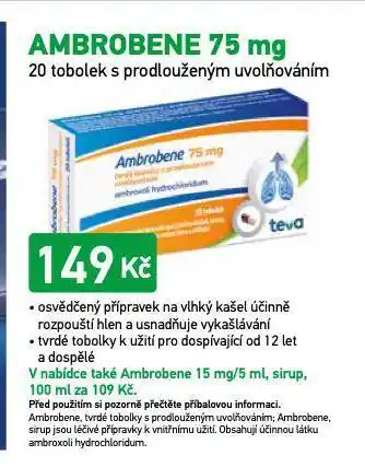 Alphega Lékárna Ambrobene nabídka