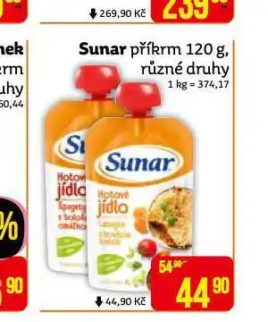 Teta Sunar příkrm nabídka