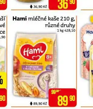 Teta Hami mléčná kaše nabídka