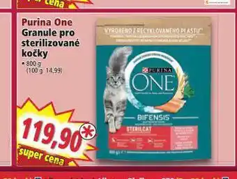 Norma Purina one granule pro kočky nabídka