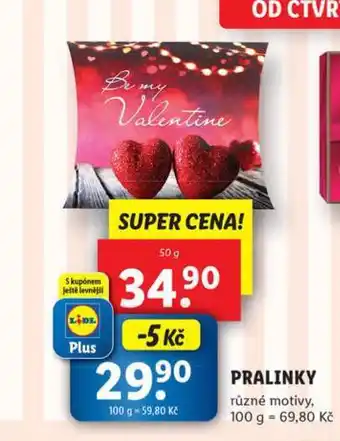 Lidl Pralinky nabídka