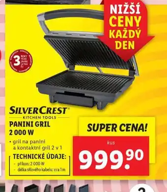 Lidl Panini gril 2000 w nabídka