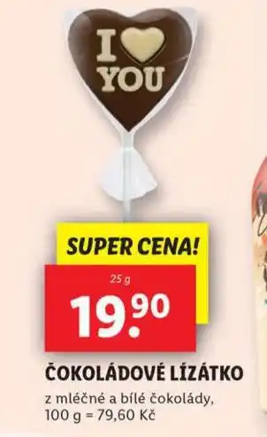 Lidl Čokoládové lízátko nabídka