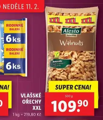 Lidl Vlašské ořechy nabídka