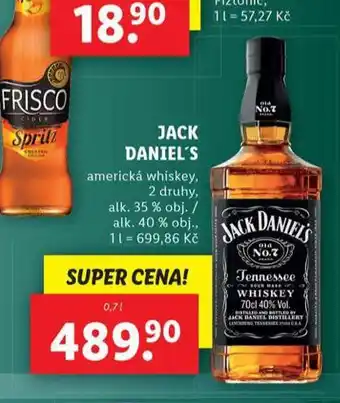 Lidl Jack daniel's nabídka