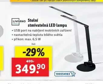 Lidl Stolní stmívatelná led lampa nabídka