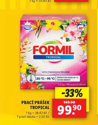 Lidl Formil prací prášek nabídka