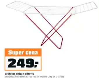 OBI SUŠÁK NA PRÁDLO CRAFTEX nabídka