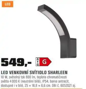 OBI LED VENKOVNÍ SVÍTIDLO SHARLEEN nabídka
