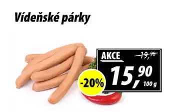 ZEMAN Vídeňské párky nabídka