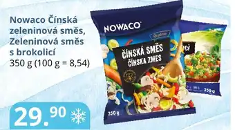 Potraviny CZ Nowaco Čínská zeleninová směs, Zeleninová směs s brokolicí nabídka