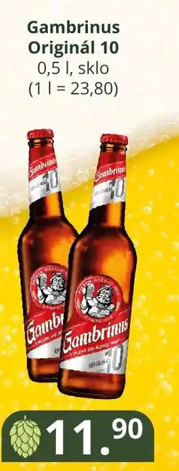 Potraviny CZ Gambrinus Originál 10 0.5L nabídka