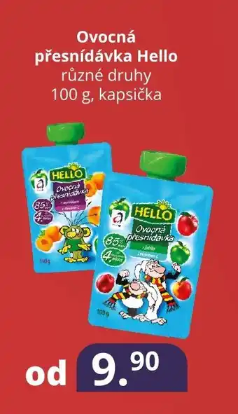 Potraviny CZ Ovocná přesnídávka Hello nabídka