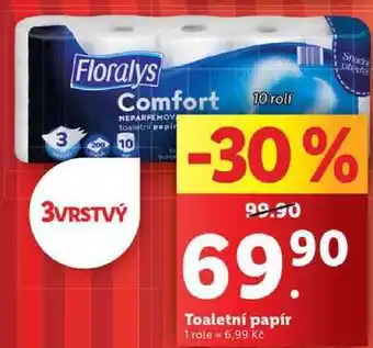 Lidl Toaletní papír, 10 rolí nabídka