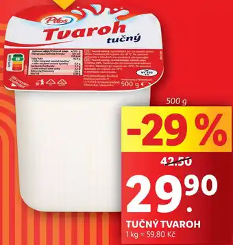 Lidl TUČNÝ TVAROH, 500 g nabídka