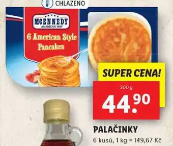 Lidl PALAČINKY 6 kusů, 300 g nabídka