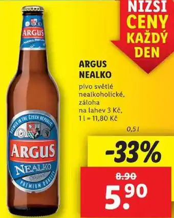 Lidl ARGUS NEALKO, 0,5 l nabídka