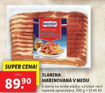 Lidl SLANINA MARINOVANÁ V MEDU, 240 g nabídka
