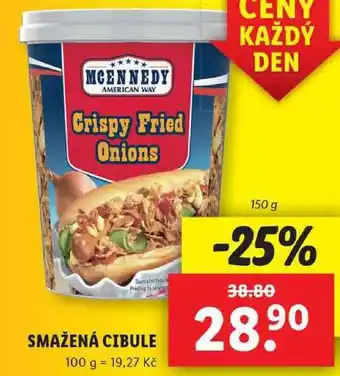 Lidl SMAŽENÁ CIBULE, 150 g nabídka