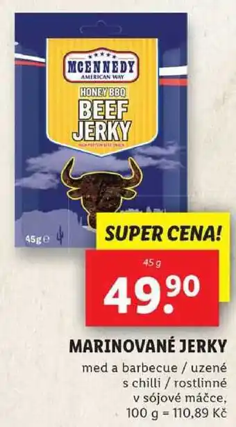 Lidl MARINOVANÉ JERKY, 45 g nabídka