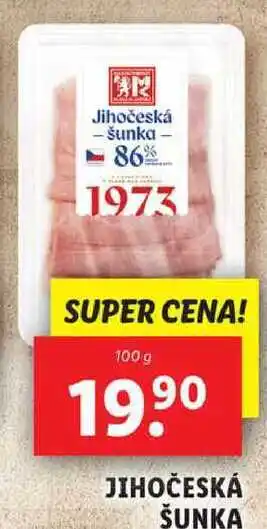 Lidl JIHOČESKÁ ŠUNKA, 100 g nabídka