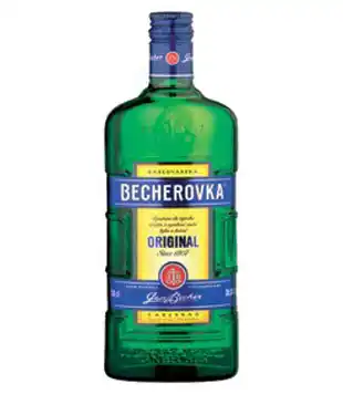 Lidl Karlovarská Becherovka 0,5l, vybrané druhy 0.5l nabídka