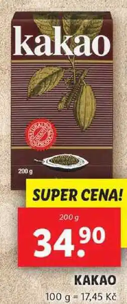 Lidl KAKAO, 200 g nabídka