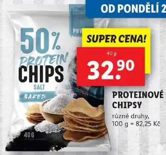 Lidl PROTEINOVÉ CHIPSY, 40 g nabídka