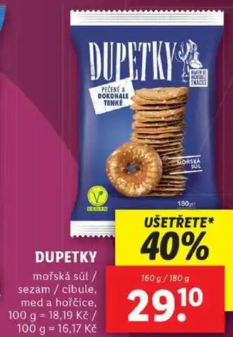 Lidl DUPETKY, 160 g/180 g nabídka