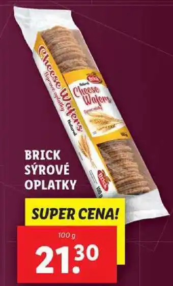 Lidl BRICK SÝROVÉ OPLATKY, 100 g nabídka