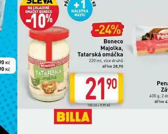 Billa Boneco tatarská omáčka / majolka nabídka