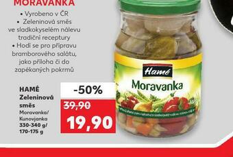 Kaufland Hamé zeleninová směs moravanka nabídka