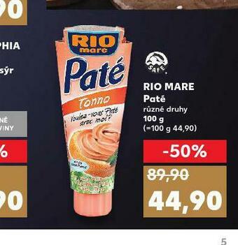 Kaufland Rio mare paté nabídka