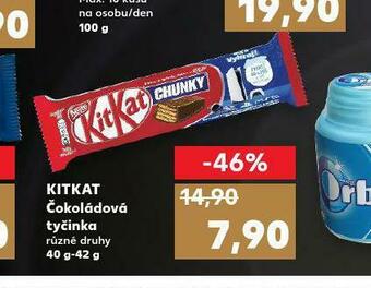 Kaufland Kitkat čokoládová tyčinka nabídka