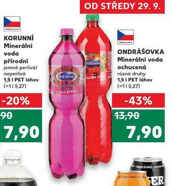 Kaufland Ondrášovka ochucená nabídka