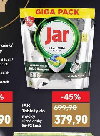 Kaufland Jar tablety do myčky nabídka