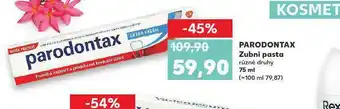 Kaufland Parodintax zubní pasta nabídka