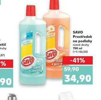 Kaufland Savo prostředek na podlahy nabídka