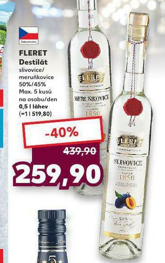Kaufland Fleret destilát nabídka