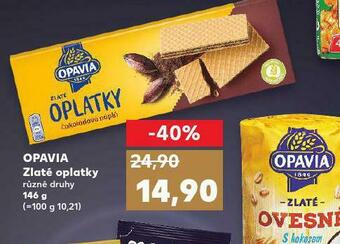 Kaufland Opavia zlaté oplatky nabídka