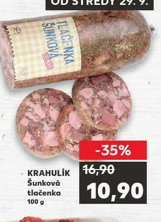 Kaufland Šunková tlačenka nabídka